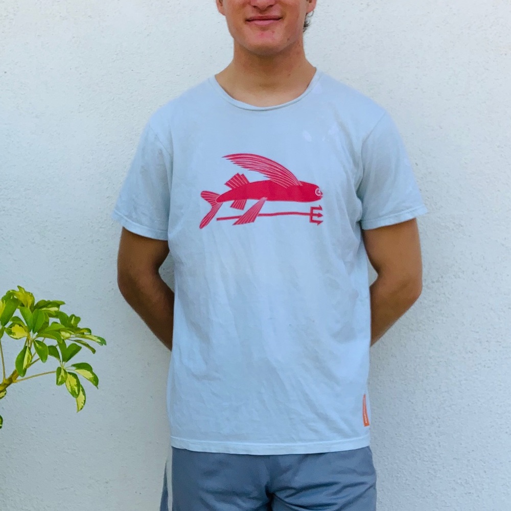 Patagonia Fish Logo T-Shirt Mens Medium